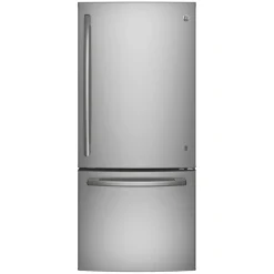 GE Réfrigérateur 21 pi3 30 po Inox Congélateur en bas - GDE21EYKFS