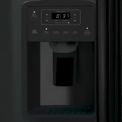 GE Réfrigérateur 23,2 pi3 33 po Noir Côte à côte - GSS23GGPBB
