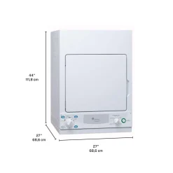 GE Sécheuse 3,6 pi3 Chargement frontal Blanc 24
