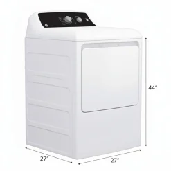 GE Sécheuse Chargement frontal Blanc 27