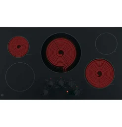GE Table de cuisson Vitrocéramique Noir 36