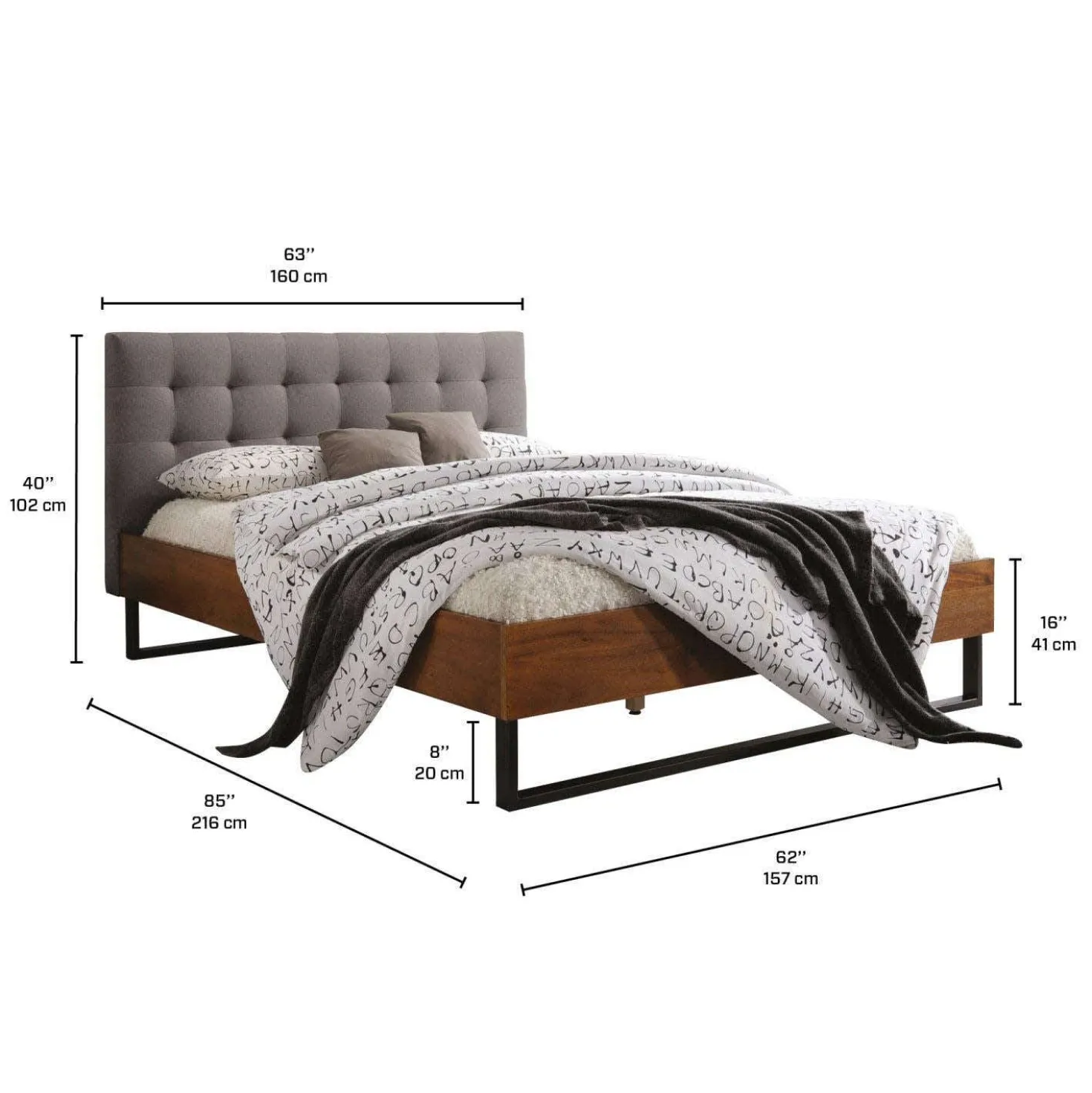Grand lit (60")