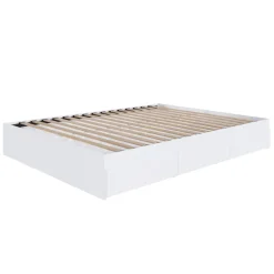 Grand lit avec rangement 3 tiroirs (60