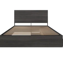 Grand lit avec rangement 3 tiroirs (60