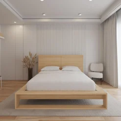 Grand lit avec tête de lit (60