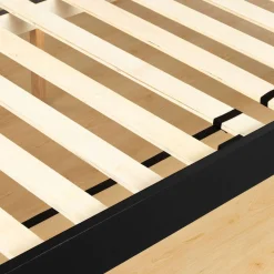 Grand lit en bois massif (60