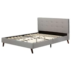 Grand lit en tissu avec tête de lit (60