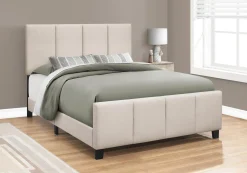 Grand lit en tissu avec tête de lit (60