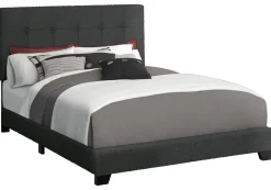 Grand lit en tissu avec tête de lit (60