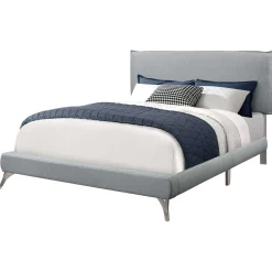 Grand lit en tissu avec tête de lit (60