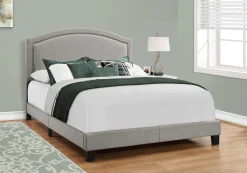 Grand lit en tissu avec tête de lit (60