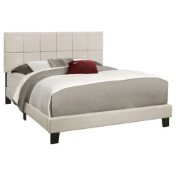 Grand lit en tissu avec tête de lit (60