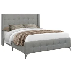 Grand lit en tissu avec tête de lit (60