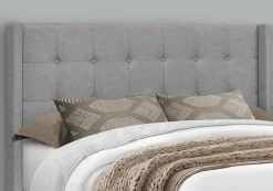 Grand lit en tissu avec tête de lit (60