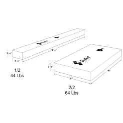 Grand lit plateforme (60