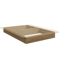 Grand lit plateforme (60'')