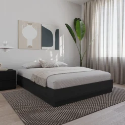 Grand lit plateforme (60