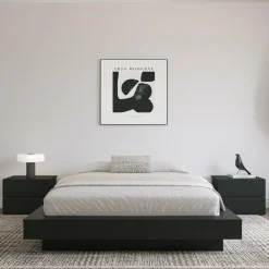 Grand lit plateforme (60