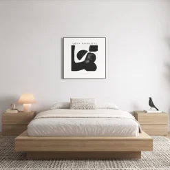 Grand lit plateforme (60