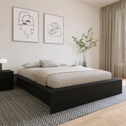 Grand lit plateforme (60
