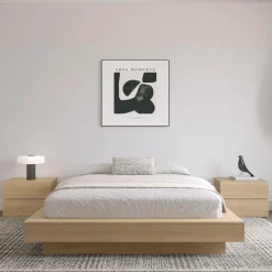 Grand lit plateforme (60