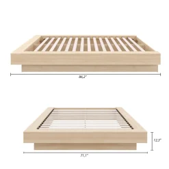 Grand lit plateforme (60