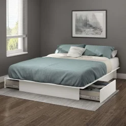 Grand lit plateforme (60