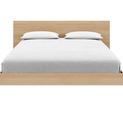 Grand lit plateforme avec tête de lit (60
