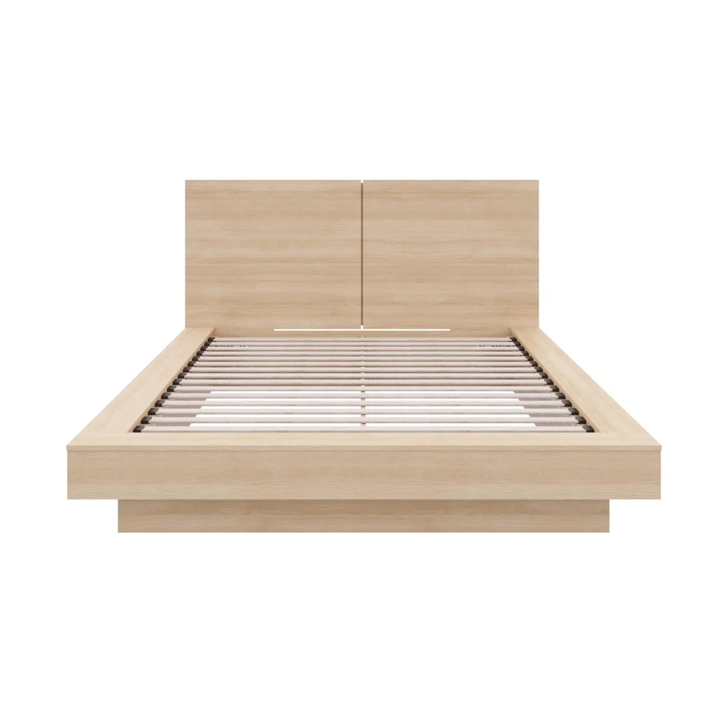 Grand lit plateforme avec tête de lit (60") - Nexera
