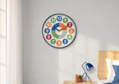 Horloge murale pour enfants 18
