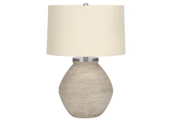 Lampe de table 25"H en béton