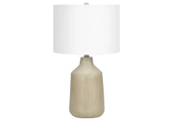 Lampe de table 24"H en béton