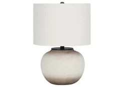 Lampe de table 21"H en céramique