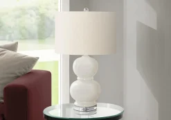 Lampe de table 25"H en céramique