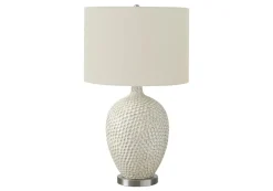 Lampe de table 28"H en céramique