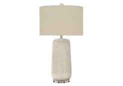 Lampe de table 31"H en céramique