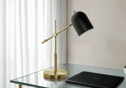 Lampe de table 18"H en métal