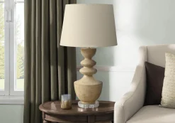 Lampe de table 28"H en résine