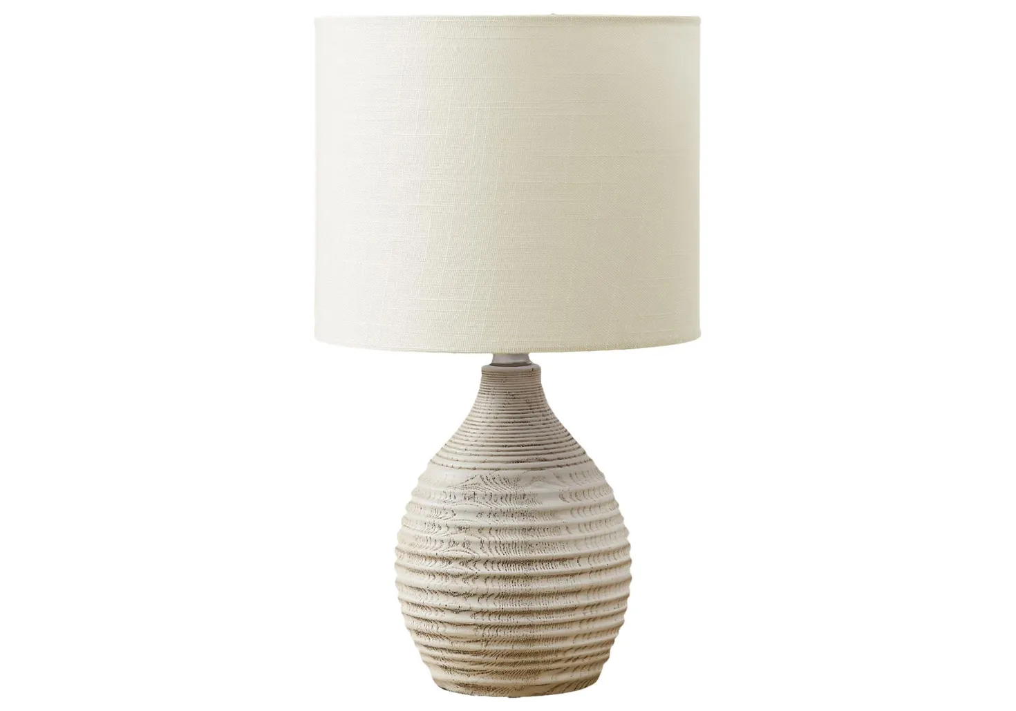 Lampe de table 17"H en résine