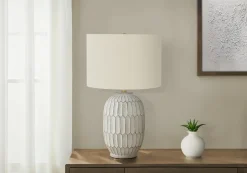 Lampe de table 24"H en résine