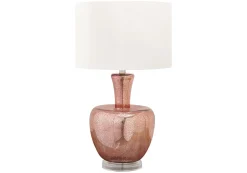 Lampe de table 26"H en verre