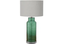 Lampe de table 28"H en verre