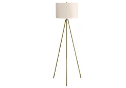 Lampe sur pied 63"H en métal