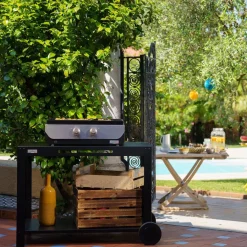 Le Marquier Table desserte 110 XL noire