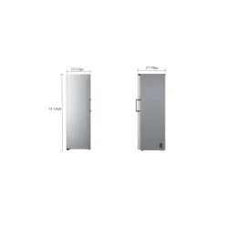 LG Congélateur 11,4 pi3, Argent platine, Vertical, 24