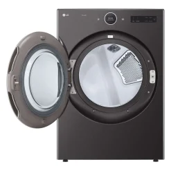 LG Ensemble laveuse sécheuse, Inox noir, Chargement frontal