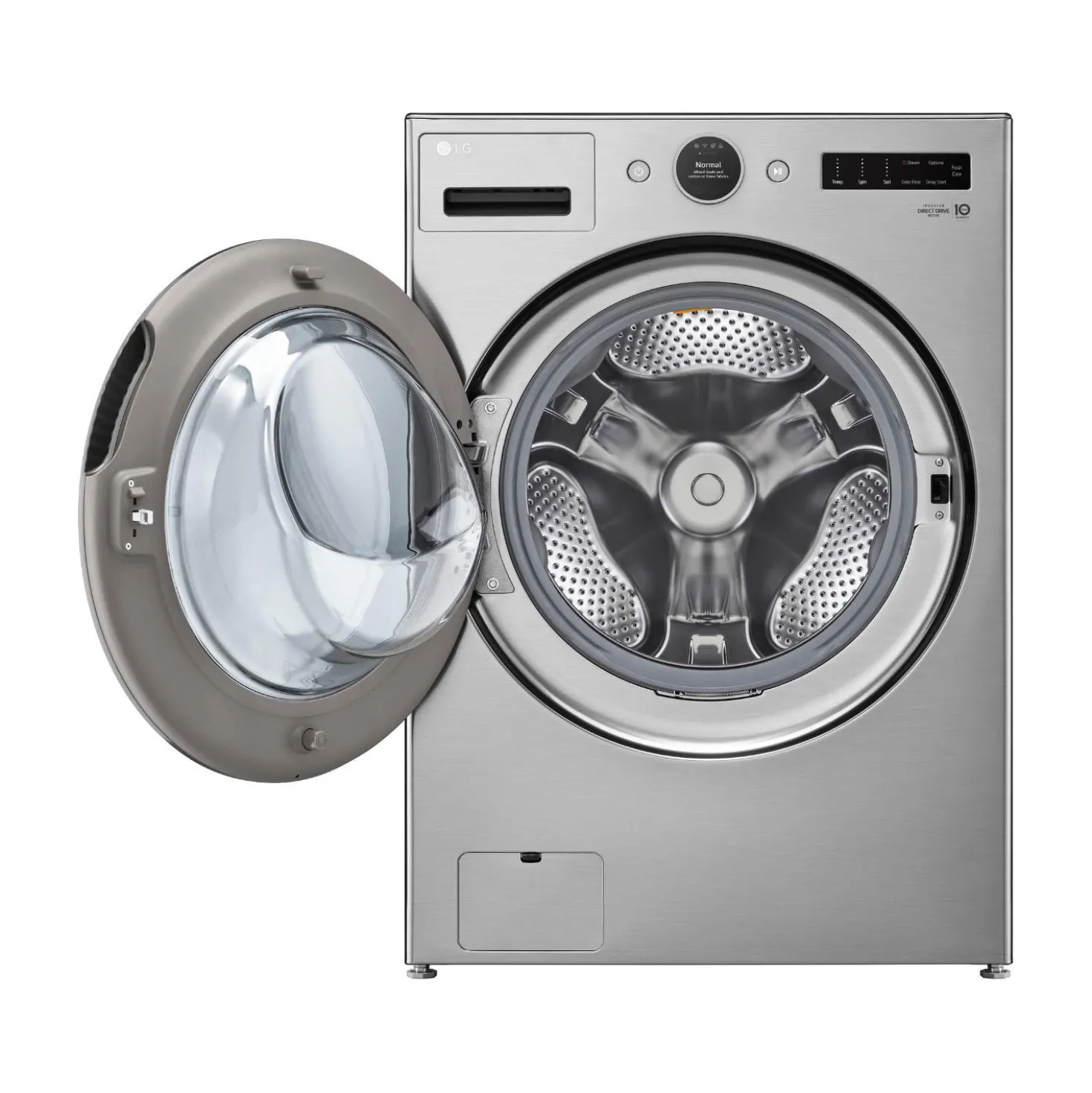 LG Ensemble laveuse sécheuse, Acier graphite, Chargement frontal