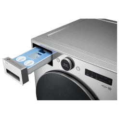 LG Ensemble laveuse sécheuse, Acier graphite, Chargement frontal