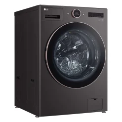 LG Laveuse Chargement frontal Inox Noir 27