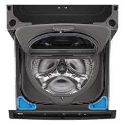 LG Laveuse-piedestal Chargement par le haut Inox Noir 29